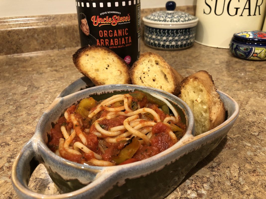Vegan Organic Arrabiata Sauce with Pasta
